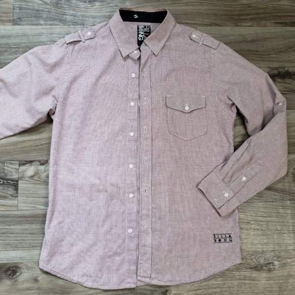 Billabong Other - BILLABONG Plaid Long Sleeve Button Down Shirt